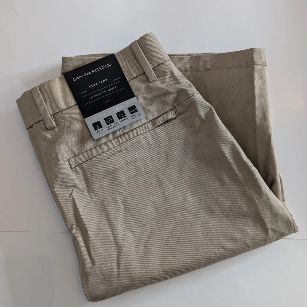 NWT Banana Republic Core Temp Emerson Shorts 11